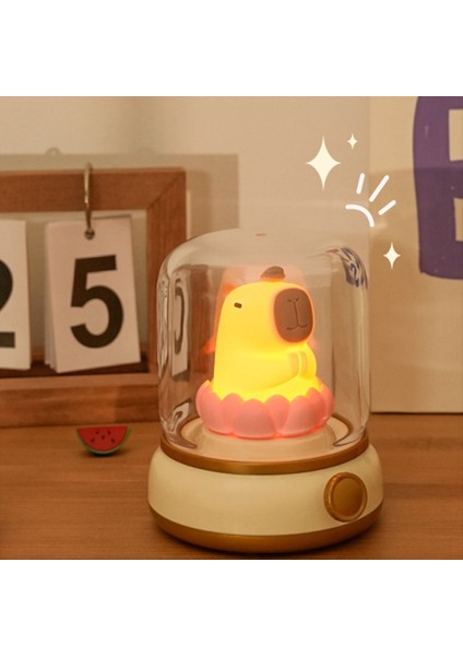 Iyi Şanslar Lotus Capybara Lambası Yaratıcı Çizgi Film Capibala Gece Işık Kız Doğum Günü Gece Işık Yeşil (Yurt Dışından) fiyatları