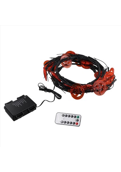 Cadılar Bayramı Partisi Pumpkin Rattan Hafif Dize Korku Hayalet Festivali Ev Bahçe Partisi Açık Dekorasyon (Yurt Dışından) fiyatları