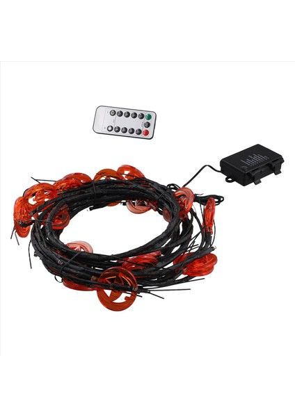 Cadılar Bayramı Partisi Pumpkin Rattan Hafif Dize Korku Hayalet Festivali Ev Bahçe Partisi Açık Dekorasyon (Yurt Dışından) modelleri