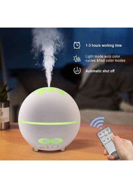 Aromaterapi Makinesi 400ML Ultrasonik Esansiyel Yağ Difüzörü Ev Dekoratif Aromaterapi Nemlendiricisi Abd Fişi (Yurt Dışından) fırsatları