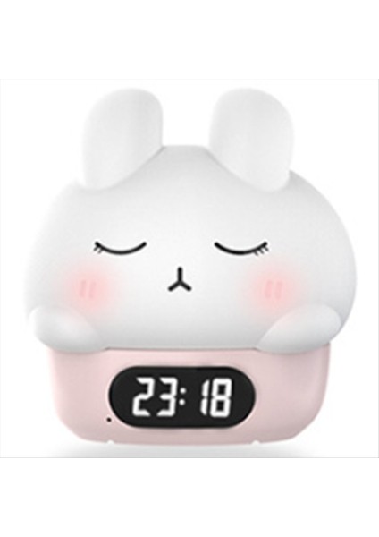 Sevimli Gece Işığı Saati: Uyumak Için Sana Eşlik Edin Tavşanlar Pat Gece Işık Çalar Yatak Odası Yatak (Yurt Dışından) fiyatları