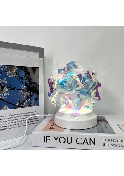 Yatak Odası Lambası Başucu Lambası Gece Işık Renkli Değişim Renk Romantik Işık ve Gölge Atmosfer Gece Işığı B (Yurt Dışından) indirimleri