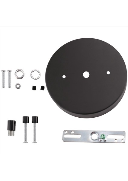 Tavan Aydınlatma Kanopi Kiti Kolye Hafif Plaka Kapağı Avize Veya Kolye Hafif Siyah Için Tüm Montaj Donanımı ile (Yurt Dışından) modelleri