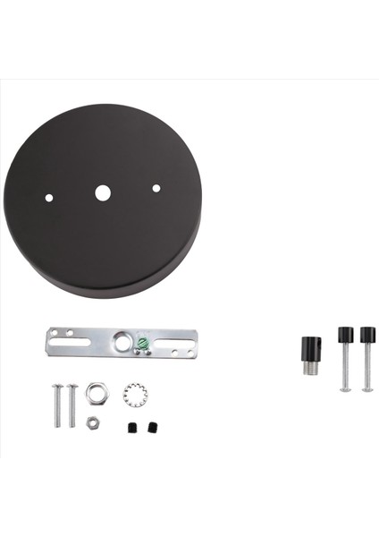 Tavan Aydınlatma Kanopi Kiti Kolye Hafif Plaka Kapağı Avize Veya Kolye Hafif Siyah Için Tüm Montaj Donanımı ile (Yurt Dışından) fırsatları