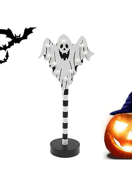 Cadılar Bayramı Hayalet Festival Modelleme Işıkları Kabak Hayalet Kafatası Dekoratif Işıklar Ahşap Cadılar Bayramı Işıkları (Yurt Dışından) fiyatları