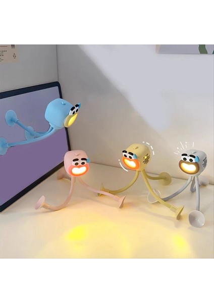 Karikatür Ahtapot Mini Gece Işık Sevimli Hayvan Taşınabilir LED Hafif Yatak Odası Dekorasyonu Telefon Tutucu Olarak Kullanılabilir (Yurt Dışından) fırsatları