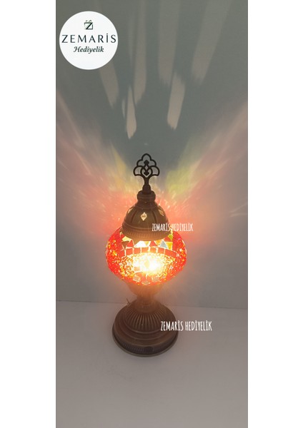 El Yapımı Şarjlı Masa Lambası Abajur