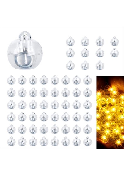 60PCS LED Balon Işıkları, Mini LED Işık Sıcak Beyaz, Kağıt Fener Için LED Balon Işığı, Balon Işığı, Doğum Günü Partisi (Yurt Dışından) fiyatları