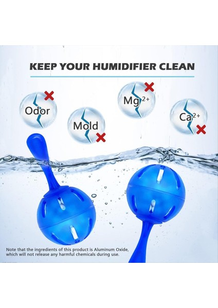 8pcs Demineralizasyon Temizleme Topu Tüm Nemlendirici/balık Tankı Için Suyu Saflaştırır Beyaz Tozu ve Kokuyu Ortadan Kaldırır (Yurt Dışından) fırsatları