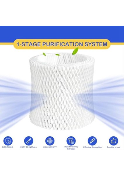 Nemlendirici Kanopi Başucu Için Nemlendirici Yedek Filtre Nemlendirici, Ahşap Kağıt Hamuru Kağıt Filtresi, Nemlendirici Filtreler 4pcs (Yurt Dışından) fiyatları
