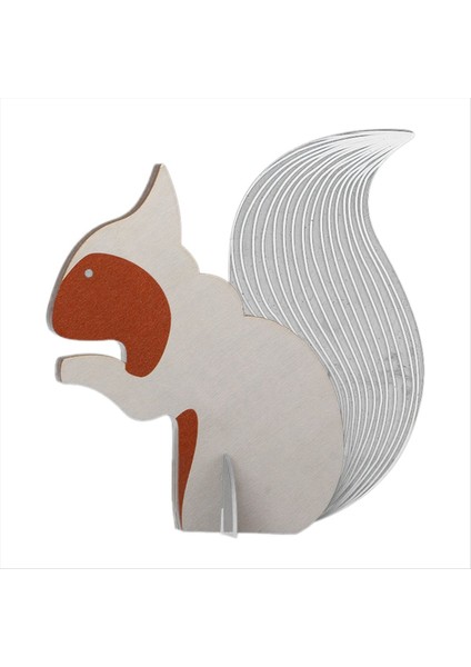 F Dekoratif Işık Ahşap Hayvan Süslemesi Ev Yatak Odası Oturma Odası Dekorasyon Si (Yurt Dışından)