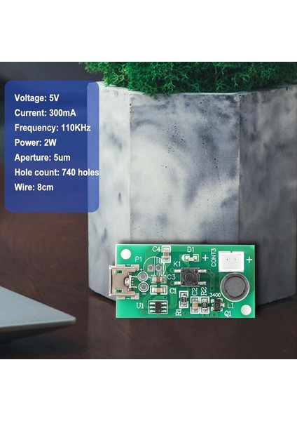 Atomizasyon Diski Dc 5V USB Nemlendirici Atomizasyon Disk Mirco Arayüz Misti Yapıcı Dıy Evi Için Zamanlama Anahtarı ile (Yurt Dışından) indirimleri