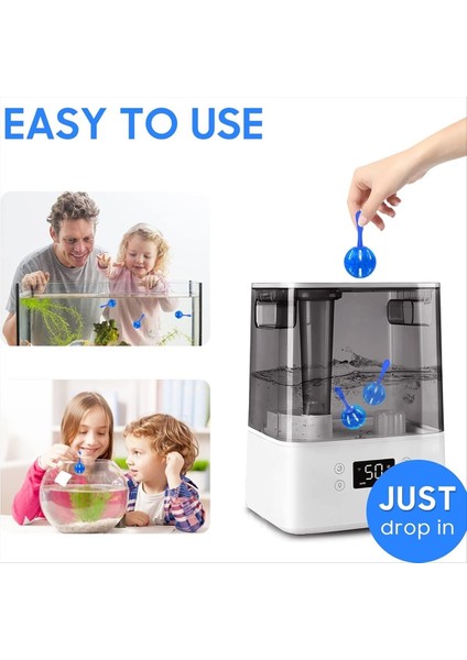 15 Adet Demineralizasyon Temizleme Topu Tüm Nemlendirici/balık Tankı Için Su, Beyaz Tozu ve Kokuyu Ortadan Kaldırır (Yurt Dışından) modelleri