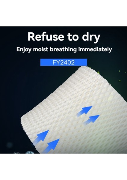 3pcs Nemlendirici Değiştirme Philips HU4816/FY2402 Hava Nemlendirici Filtreleri Yatak Odası Ofis Oturma Odası (Yurt Dışından) modelleri