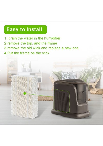 3pcs HDC311 Yedek Wicking Nemlendirici Filtresi Essick Air HDC311 EA1201 EA1201 Nemlendirici Süper Fitil Filtre (Yurt Dışından) fiyatları