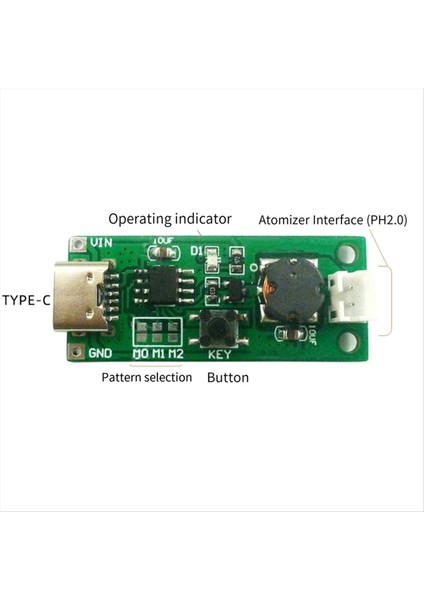 USB Mini Nemlendirici Dıy Kiti Dc 3.7-5.5V Tip-C Mini Nemlendirici Dıy Kiti 330MA Ana Sayfa Ultrasonik Hava Nemlendiricisi (Yurt Dışından) modelleri