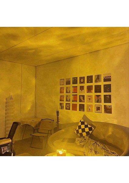 Su Dalgası Dekoratif Gece Işığı, Yatak Odası Atmosfer Işığı, Dalga Projeksiyon Masası Işığı, 16 Renkli Touch+Uzaktan Kumanda (Yurt Dışından) fırsatları
