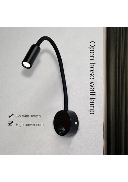 6pcs Başucu Çalışma Çalışması Okuma Lambası Duvar Lambası Aplikleri 3W LED Kitap Lambası Duvar Gece Lambası Yatak Odası Yurt Için LED (Yurt Dışından) indirimleri