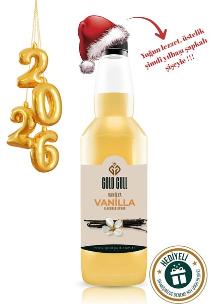 Vanilya Aromalı Kahve ve Meyve Şurubu