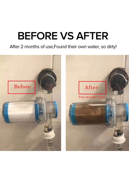 Evden Safsızlık Pas Tortu Çamaşır Makinesi Su Isıtıcı Duş Duş Filtresi Ön Musluk Su Arıtma (Yurt Dışından) fiyatları