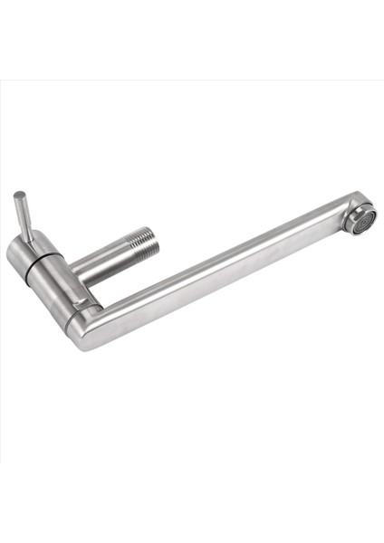 Mutfak Musluğu 180 Derece Dönme Lavabo Paspas Havuzu Musluk Paslanmaz Çelik Uzatılmış Duvara Monte Tek Soğuk Su Muslukları (Yurt Dışından) fırsatları