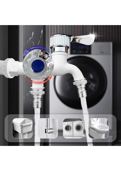 2pcs 2 Yollu Musluk Musluk Ayırıcı Bahçe Hortum Splitter Su Spigot Splitter, Açık Çift Musluklar Su Musluk, Turuncu (Yurt Dışından) fiyatları