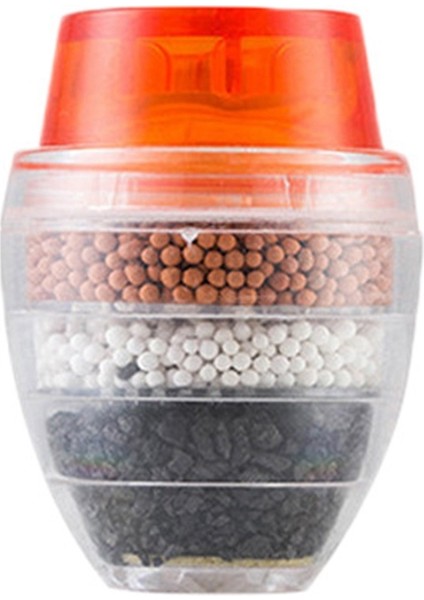 2pcs Mutfak Ev Karbon Musluk Mini Musluk Su Temiz Filtre Temizleyici Filtrasyon Kartuşu Karbon Su Filtresi Turuncu (Yurt Dışından)