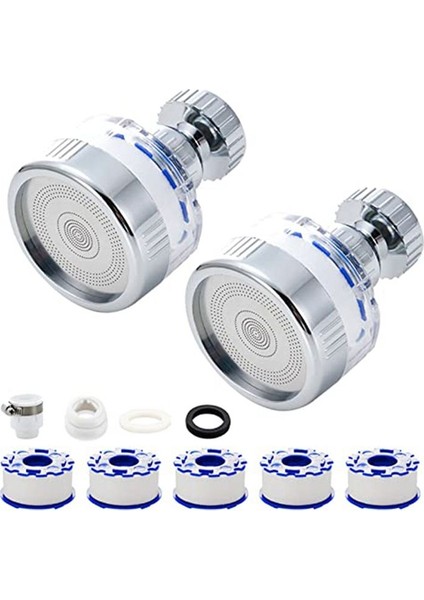 Lavabo Su Filtresi Musluk, Musluk Filtresi, 360 ° Dönen Musluk Filtreleri Temizleyici Ev Banyo ve Mutfak Için Musluk Filtrasyonu (Yurt Dışından)