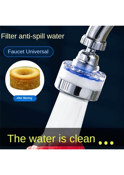 Lavabo Su Filtresi Musluk, Musluk Filtresi, 360 ° Dönen Musluk Filtreleri Temizleyici Ev Banyo ve Mutfak Için Musluk Filtrasyonu (Yurt Dışından) indirimleri
