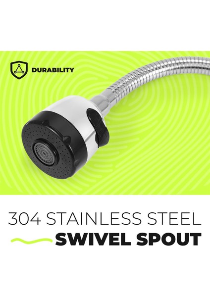 Mutfak Musluk Sıhhi Tesisat Hortumu Evrensel Tüp Paslanmaz Çelik Musluk Şekillendirilebilir Deformasyon Tüp Sıçraması Musluk Mutfak Musluk Aksesuarları (Yurt Dışından) indirimleri