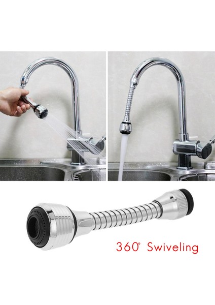 Paslanmaz Çelik 360 Derece Dönebilir Su Tasarruf Musluk Musluk Havalandırıcı Musluk Nozul Filtre Su Musluğu Bubbler Havalatör (Yurt Dışından) modelleri