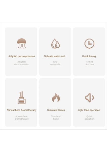 Flame Difüzör 560ML Ultrasonik Serin Mist Yapıcı Denizanası 3/6h Zamanlama Uçucu Yağ Hava Nemlendiricisi Abd Fişi (Yurt Dışından) indirimleri