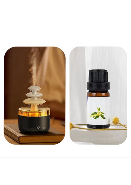 Bulut Yağmur Air Nemlendirici Uçucu Yağ Aromaterapi Difüzör USB Sessiz Mist Hava Hava Nemlendirici 7 Renkli Işık Abd Fişi (Yurt Dışından) indirimleri