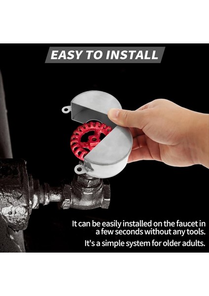 Kapı Valf Kilitleme Cihazı (2 Set) Hortum Önlük Kilidi Açık Musluk, Kapı Topuzu Için Su Musluk Kilidi, Dış Bahçe, Yağ, Yağ (Yurt Dışından) fırsatları