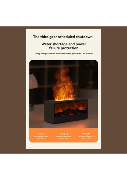 Flame Esansiyel Yağ Difüzörü 3dflame Şömine Aromaterapi Makinesi Renkli Nemlendirici Yatak Odası Için Remotecontrol By B (Yurt Dışından) fırsatları