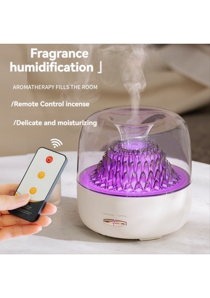 Uçucu Yağ Aromaterapi Makinesi Ev Renkli Atmosfer Hafif Hava Nemlendiricisi Aromaterapi Makinesi Siyah (Yurt Dışından)