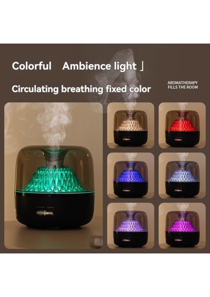 Uçucu Yağ Aromaterapi Makinesi Ev Renkli Atmosfer Hafif Hava Nemlendiricisi Aromaterapi Makinesi Siyah (Yurt Dışından) modelleri