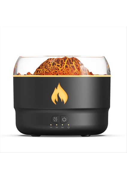 Esansiyel Yağ Difüzör Ev Kilit Odası Siyah 1h 2h 5h-Timer Ultrasonik Nemlendirici ile Ev Kuzusu (Yurt Dışından)