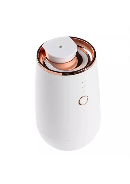 Susuz Esansiyel Yağ Aromaterapi Difüzör Ofis Masaüstü Portatif Elektrik Spa Ev Mini Araba Sprey Zamanlama Beyaz (Yurt Dışından)