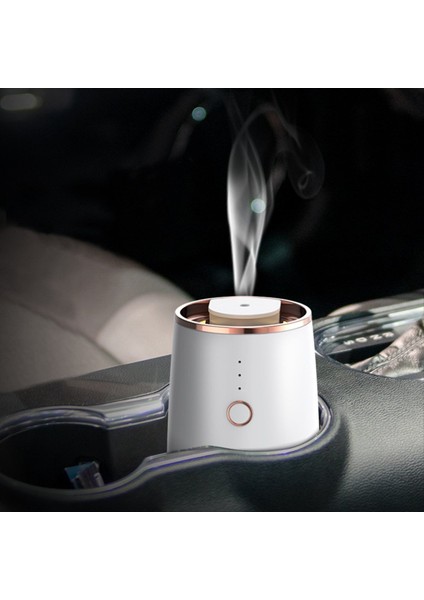 Susuz Esansiyel Yağ Aromaterapi Difüzör Ofis Masaüstü Portatif Elektrik Spa Ev Mini Araba Sprey Zamanlama Beyaz (Yurt Dışından) fırsatları