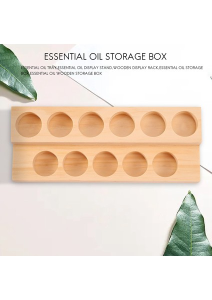 11 Delik Ahşap Esansiyel Yağ Tepsisi 5-15ML Şişeler Için El Yapımı Doğal Ahşap Ekran Rafı Gösteri Istasyonu (Yurt Dışından) modelleri