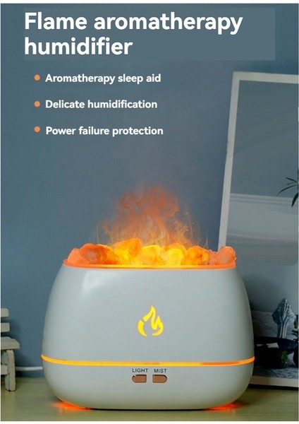 Aroma Difüzör Ultrasonik USB Hava Nemlendiricisi 3D Flame Difüzör Uçucu Yağlar Difüzör Aromaterapi Hava Fazı A (Yurt Dışından) fırsatları