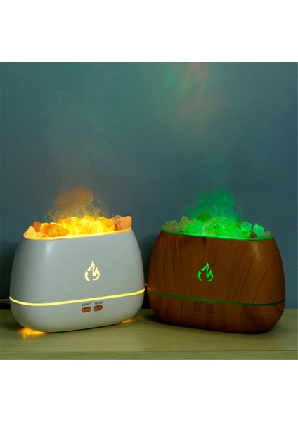 Aroma Difüzör Ultrasonik USB Hava Nemlendiricisi 3D Flame Difüzör Uçucu Yağlar Difüzör Aromaterapi Hava Fazı B (Yurt Dışından) indirimleri