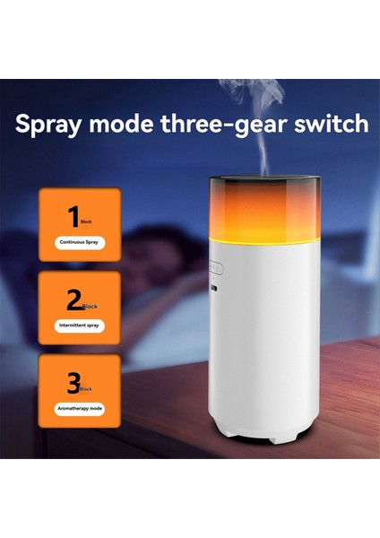 LED Işık Nemlendirici Aromaterapi Makinesi USB Sessiz Esansiyel Yağ Difüzör Gece Işığı Sisli Hava Nemlendirici Beyaz (Yurt Dışından) fiyatları