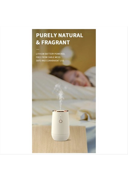 Difüzör Araba Hava Sınıfı Başlatma Işlevi USB Şarj Edilebilir Esansiyel Yağ Difüzörü 9 Renk Işıkları Kokusu (Beyaz) (Yurt Dışından) indirimleri