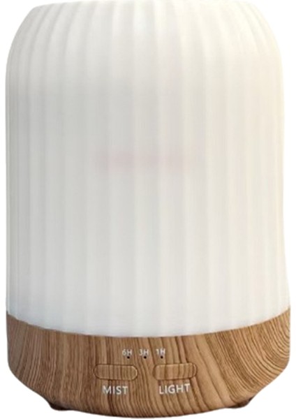 250ML Aromaterapi Makinesi LED Işık Nemlendiricisi USB Sessiz Uçucu Yağ Difüzör Gece Işık Hava Nemlendirici, B (Yurt Dışından)