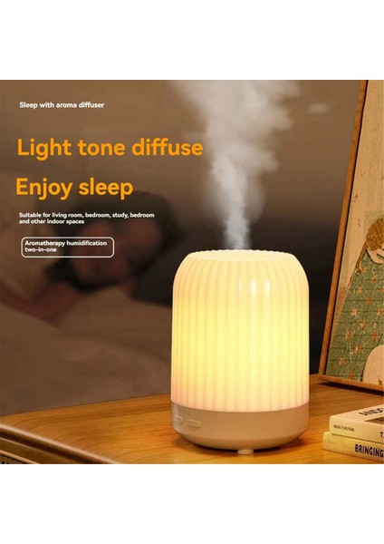 250ML Aromaterapi Makinesi LED Işık Nemlendiricisi USB Sessiz Uçucu Yağ Difüzör Gece Işık Hava Nemlendirici, B (Yurt Dışından) fiyatları