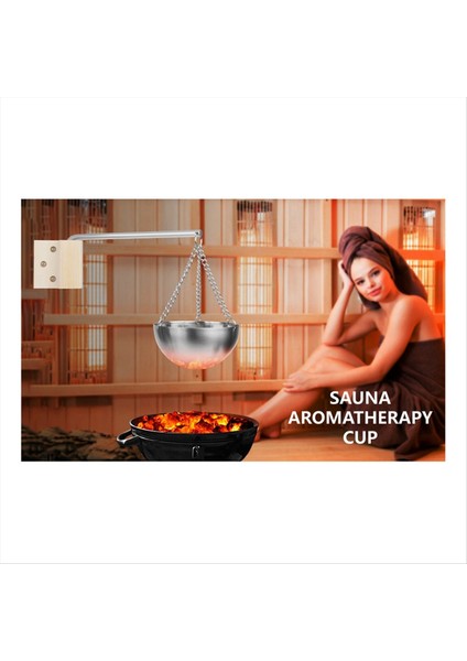 Sauna Petrol Kupası Sauna Aromaterapi Yağ Tutucu Sauna ve Spa Için Uçucu Yağ Koku Difüzör Kasesi (Yurt Dışından) indirimleri