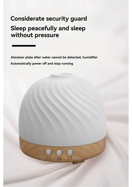 300ML Aromaterapi Makinesi Sessiz Uçucu Yağ Difüzör Atomizasyon Hava Nemlendiricisi Yatak Odası Ofisi Abd Fişi (Yurt Dışından) fiyatları