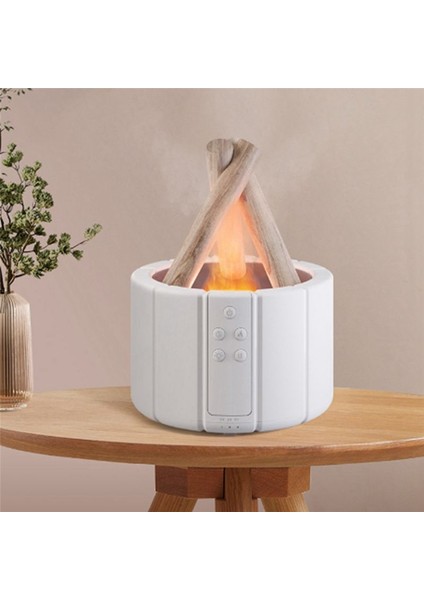 Campfire Aromaterapi Makinesi Ev Aromaterapi Makinesi Esansiyel Yağ Aromaterapi Alev Nemlendiricisi Ev Deco Beyaz (Yurt Dışından) fırsatları